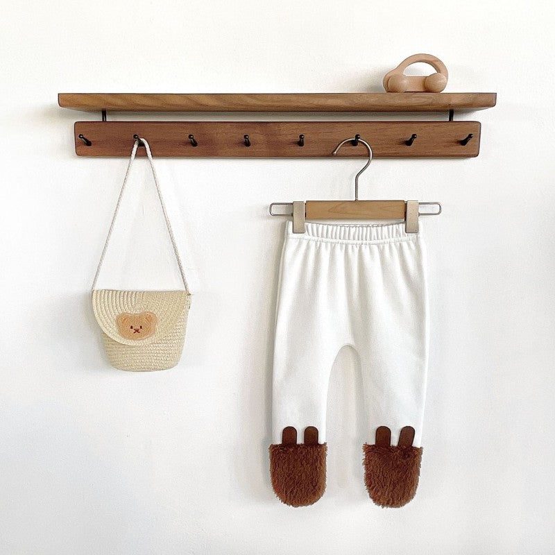 Baby Bear Sherpa Outfit - Hooded Fleece Set with Pants